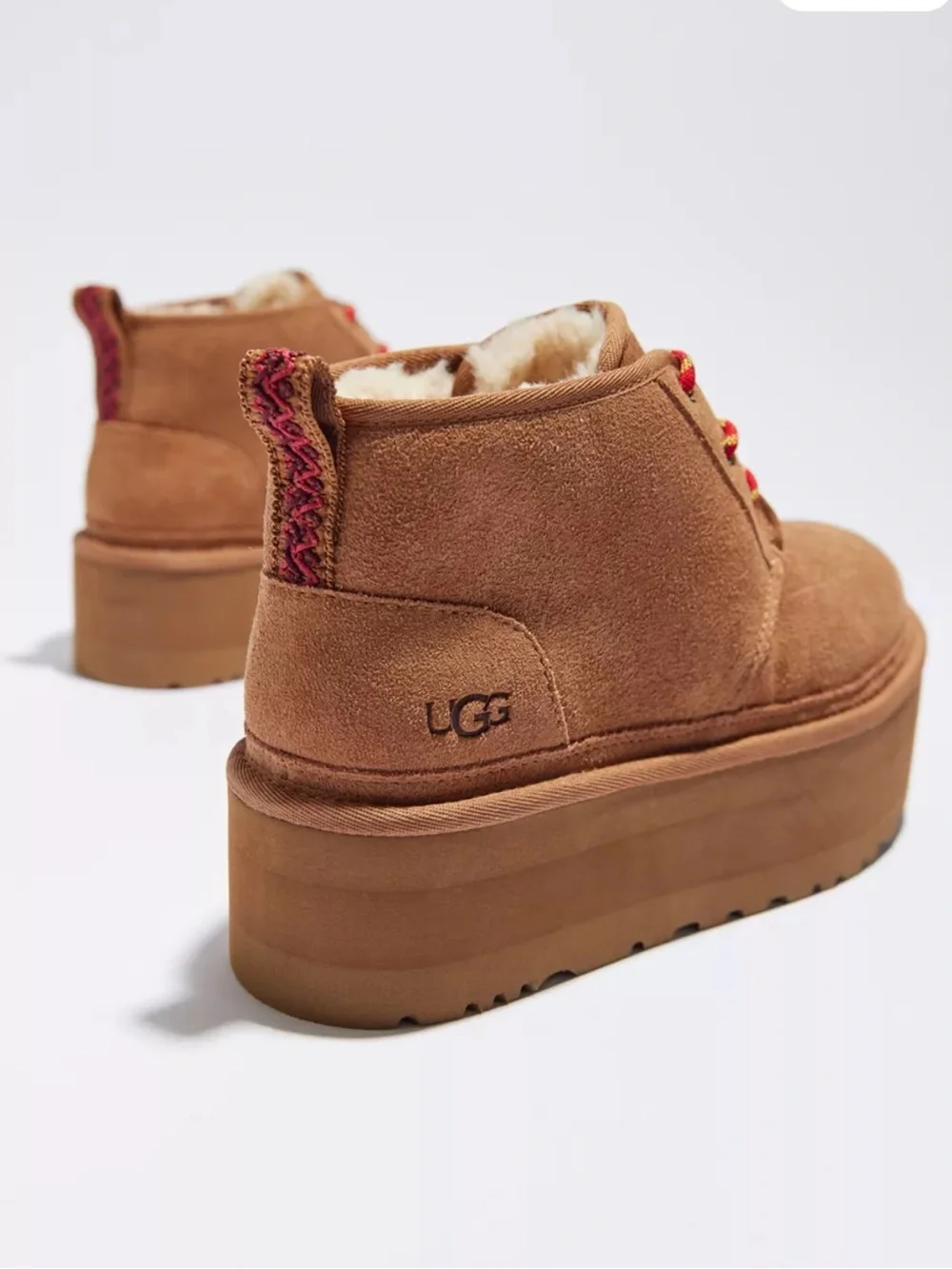 UGG Neumel Heritage Chestnut Platform Boots